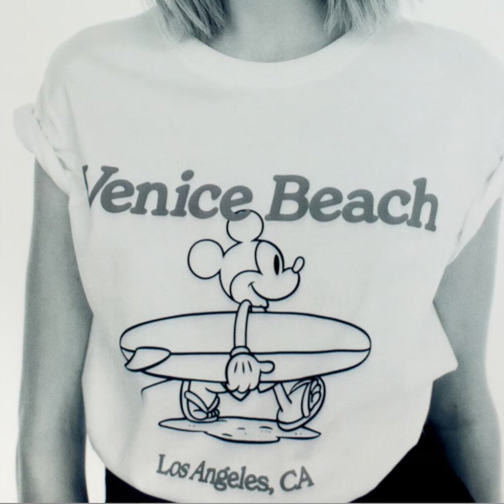H&M Venice Beach Mickey Mouse T-Shirt